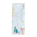 Cartoon animal hair comb set for kids and girls, portable anti-static fine tooth styling tools. - OPP Paper Card Pack / Dinosaur (Blue)