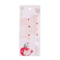 Cute cartoon animal hair comb set, portable fine tooth comb for girls and children daily use. - OPP Paper Card Pack / Whale (Pink)