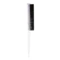 Professional hair teasing brush with pintail and dense black bristles for daily hair styling. - Sparkling Rose Red