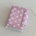 Süßes rosa Pünktchen 3-Zoll Mini-Fotoalbum, tragbarer Instax Kartenhalter und Stickersammler. - 3-Zoll-Fotoalbum mit rosa Punkten
