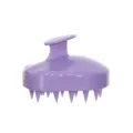 Spazzola per massaggio del cuoio capelluto viola, spazzola per shampoo manuale per pulizia e relax. - A forma di zucca / Viola