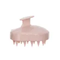 Spazzola da massaggio per cuoio capelluto rosa con manico ergonomico per pulizia capelli. - A forma di zucca / arancio-rosso