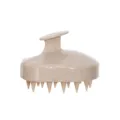 Spazzola per shampoo beige massaggiatore cuoio capelluto spazzola doccia comoda - A forma di zucca / Giallo ocra