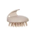 Spazzola per massaggio cuoio capelluto in paglia di grano beige, pettine shampoo ergonomico per capelli. - A forma di coniglio / Giallo ocra
