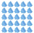 Blauwe haarwortel volume clips set, plastic haar permanent pluizige klemmen voor styling. - Klein Blauw / 25 Stuks/Verpakking