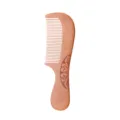 Wooden comb fine tooth traditional carved handle hair styling tool wooden hair care accessory - Long Handle Style