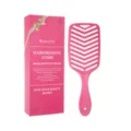 Spazzola per capelli ventilata rosa con confezione regalo pettine districante ideale - Confezione Regalo Pettine Monopezzo Rosa (81.TZ834)