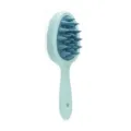 Spazzola massaggiante per cuoio capelluto in silicone con manico lungo e setole doppie. - ABS Doppio Verde
