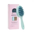 Spazzola per shampoo massaggiatore per cuoio capelluto in silicone con manico e scatola rosa. - ABS Doppio Verde (In Scatola)