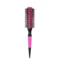 Spazzola per capelli rotonda rosa con manico a punta e setole per uno styling pro. - 14# / Rosso rosa