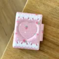 Portafototessere rosa a quadretti fragola album fotografico mini kpop da 3 pollici - Fragola con panna / Rosa