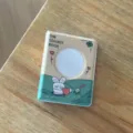 Koreanischer ins 3 Zoll Mini Fotokartenhalter Sammelbuch, niedliches Hasen Design. - Herzchen-Hase 3-Zoll-Fotokartenalbum