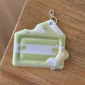 Estuche de tarjeta PVC horizontal pastel estilo ins 3 pulgadas colgante foto ídolo - Tarjetero Pastel Verde / Tarjetero 3 Pulgadas / Verde