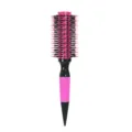 Spazzola rotonda professionale con tubo in alluminio rosa e manico a punta per capelli. - 16# / Rosso rosa