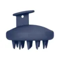 Cepillo masajeador de cuero cabelludo de silicona para lavado y relajacion del cabello. - Azul Noche (Material de Silicona)