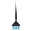 Professionelle Haarfärbebürste mit spitzem Griff und weichen blauen Borsten für Salons. - L / Schwarzer Griff Blaue Borsten