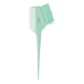 Brosse de coloration pour cheveux verte avec peigne et queue pour salon. - Vert