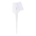 Brosse et peigne de coloration professionnelle avec queue pointue pour salon couleur blanche - Blanc
