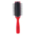 Professional red hair brush anti-static nine row styling comb for hair care and daily salon use. - 9-Row Comb / Red