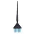 Schwarze Haarfärbebürste mit spitzem Griff und blauen Borsten für Salon und Heimgebrauch. - M / Schwarzer Griff Blaue Borsten