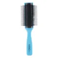 Blue anti-static nine-row hair styling brush for smooth hair, daily care and volume styling. - 9-Row Comb / Blue