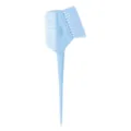 Brosse de coloration de cheveux bleu clair professionnelle et peigne pour salon de coiffure. - Bleu