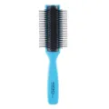 Professional anti-static hair styling comb nine-row brush for men oil head fluffy hair - 7-Row Comb / Blue