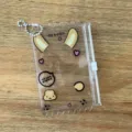 Tarjetero transparente de PVC de 3 pulgadas diseño de animal lindo funda con cremallera - Bolsas con cremallera de conejito marrón