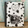 Cute black cat A5 loose-leaf collection book binder for photo cards and stationery items. - Black Cat Shell / A5