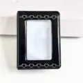 Ins cool coeur chaine PVC mini album photo pour cartes photo polaroid 3 pouces. - Noir
