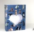 Album de classeur de cartes photo mignon en denim pour chat et chien 3 pouces vue détaillée - Chats et Chiens en Denim / 3,5 Pouces 40 Poches