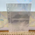 Clear A5 binder pocket page loose leaf photocard holder transparent plastic card protector sleeve - 5-Inch 2-Grid Inner Pages / A5 (10 Sheets)