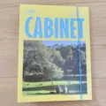 Koreaanse vintage landschap hardcover elastiek band A5 losbladige fotokaarten map album - A5 Gele park-binderomslag