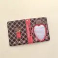 Süßes Gummibärchen Mini Polaroid Fotoalbum 3 Zoll Fotokarten Hülle Sammelempfehlung Organizer. - 3-Zoll-Fotoalbum mit süßem Braunbären (40 Fächer)