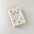 Vista detallada del mini álbum de fototarjetas lindo con diseño de osito para colección. - Álbum de fotos de tigre de 3 pulgadas (40 bolsillos)