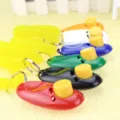 Colorful pet training clicker dog obedience tool with elastic wrist strap trainer - Pet Training Clickers / Green