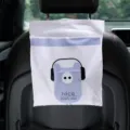 Bolsa de basura para coche desechable azul oscuro, 15 piezas, 25x31.5cm, bolsa colgante bonita. - 15 Piezas/Paquete / Azul marino