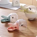 Cuillère à riz en plastique en forme de canard créatif et clip d'étanchéité de cuisine. - Vert