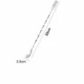 Cuillere a cocktail en acier inoxydable 32cm cuillere melangeuse avec fourchette bar - Couvert de service grand : 32 cm