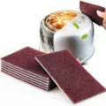 Carborundum cleaning sponge pad for kitchen pot rust and stain removal, durable abrasive wipe. - L / [Large] Single Cleaning Sponge 9x13.5cm