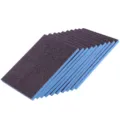 Carborundum sponge cleaning brush, double-sided thickened rust removal kitchen tool pack. - 10 Pieces / Carborundum Color