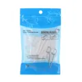 Portable 50-pack dental floss picks with high tensile strength and elastic rod design. - 50 Pcs Bagged (400 Bags/Box)