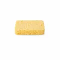 Wood pulp sponge dishwashing kitchen cleaning non-stick oil magic wipe 1-piece pack 2cm thick - 2cm Thick (1 Piece) / Yellow