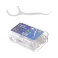 Bastoncini di filo interdentale portatili 50 pz con scatola trasparente, cura orale fine. - In scatola inglese - 50 pezzi