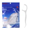 100 Pz Filo Interdentale Alta Tensione Ultra Sottile Pulizia Dei Denti Bianco Bastoncino - In sacchetto inglese - 100 pezzi