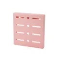 Porte-couteau de cuisine mural en plastique rose, organiseur de rangement domestique durable. - Rose Clair