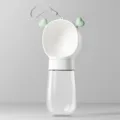 Bouteille d'eau portable pour chien, distributeur d'eau anti-fuite pour promenade d'animal. - Blanc mignon petit - 350 ml / Convient aux chats et aux chiens