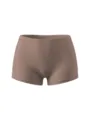 Women elastic slim solid color shorts casual yoga sports base layer high waist boxer briefs - 1XL / Bottoms / Khaki