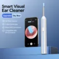 Smart visual ear cleaner with high definition pixel lens and 3-axis directional gyroscope. - Visual Ear Spoon / Sky Blue