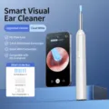 Smart visual ear cleaner with HD camera, 3-axis gyroscope, and WiFi for clear ear cleaning. - Visual Ear Spoon / Cloud White